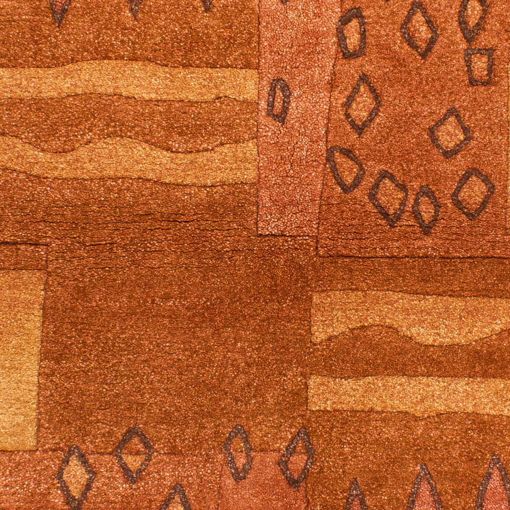 Nepal mattan - 183 x 120 cm - brun