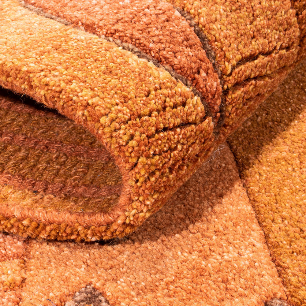 Nepal mattan - 183 x 120 cm - brun