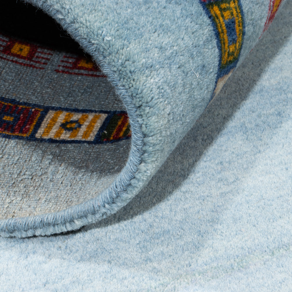 Gabbeh-matta - Loribaft Persian - 174 x 126 cm - ljusblå