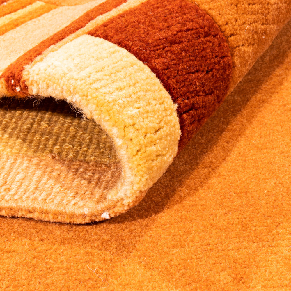 Nepal mattan - 179 x 119 cm - brun