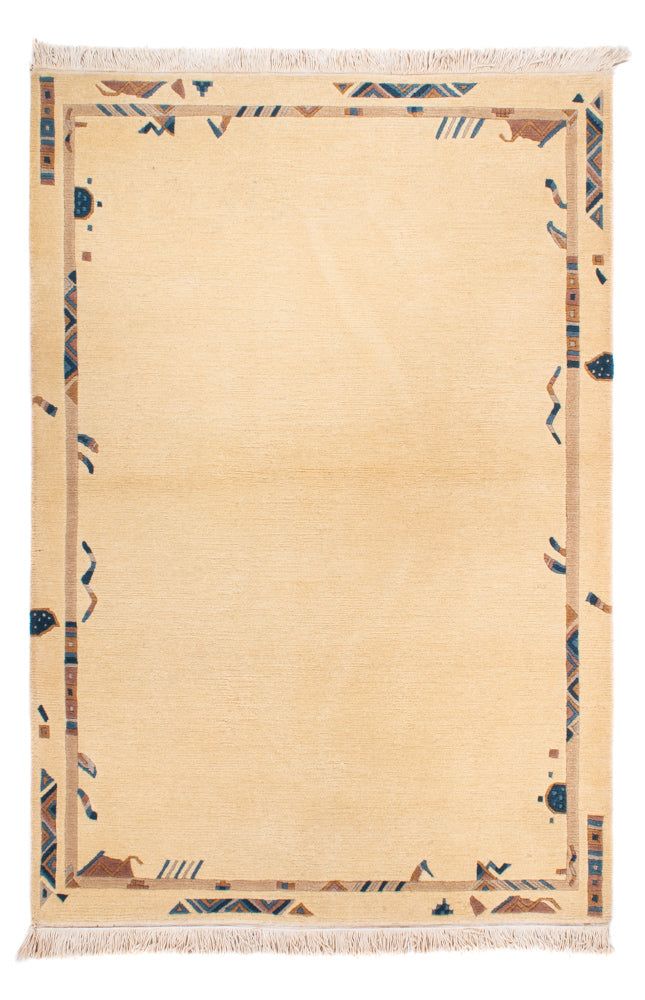 Nepal mattan - 183 x 123 cm - beige