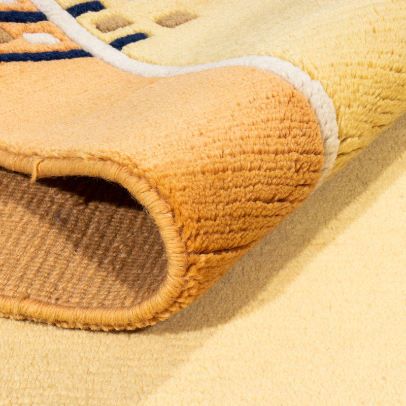 Nepal mattan - 180 x 120 cm - guld