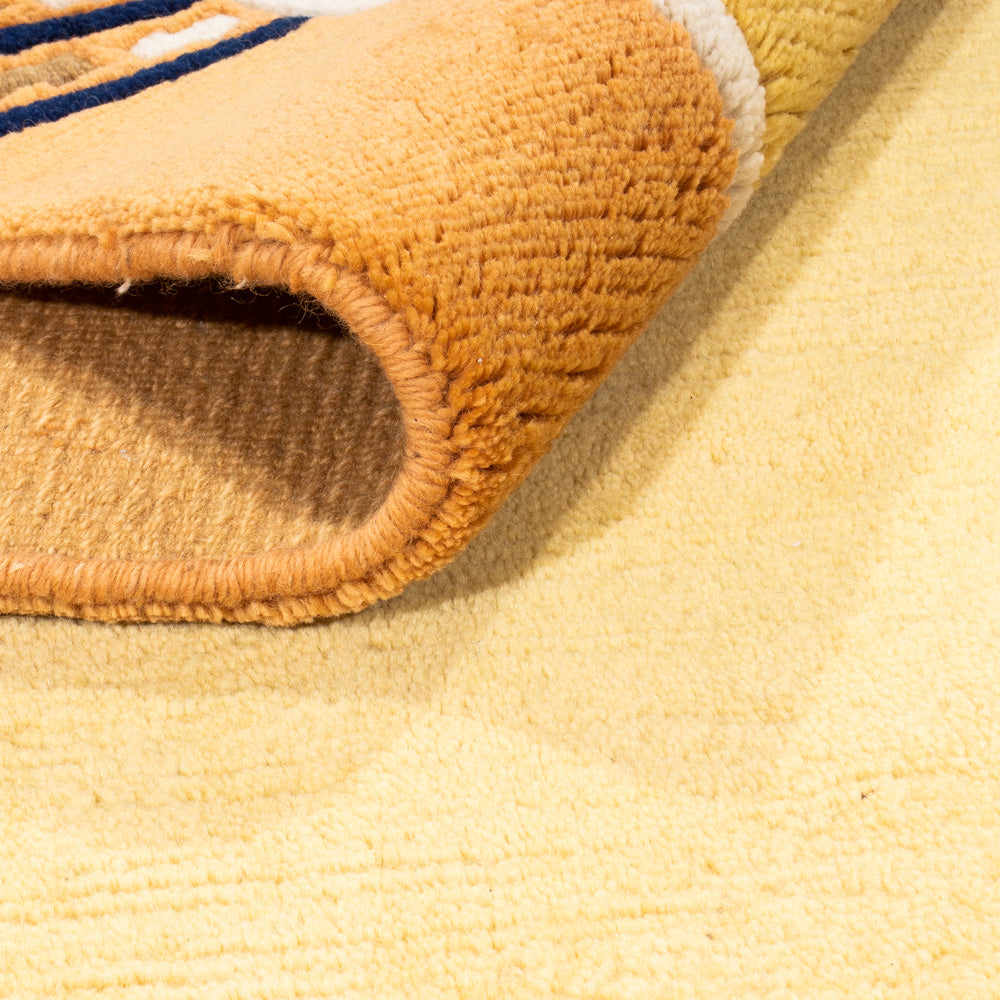 Nepal mattan - 180 x 120 cm - guld