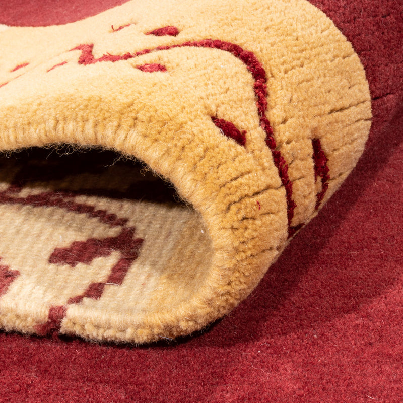 Nepal mattan - 244 x 173 cm - röd