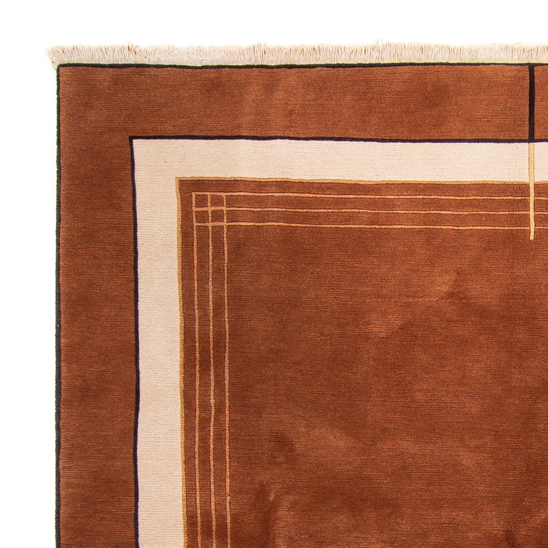 Nepal mattan kvadrat  - 250 x 250 cm - brun