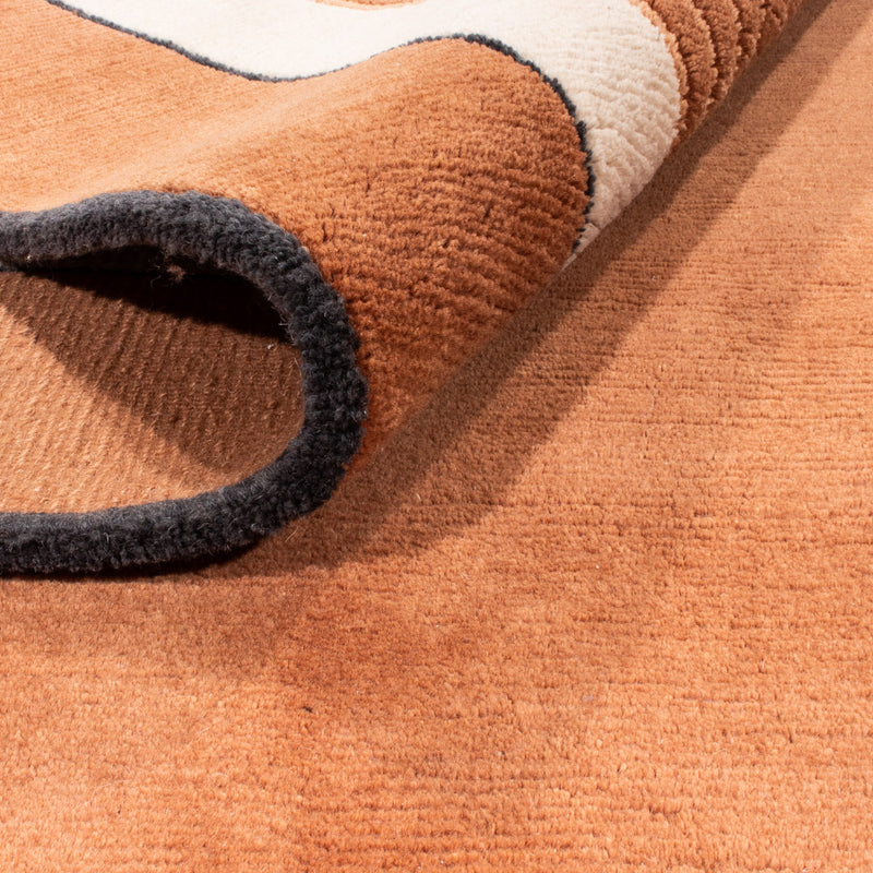 Nepal mattan kvadrat  - 250 x 250 cm - brun