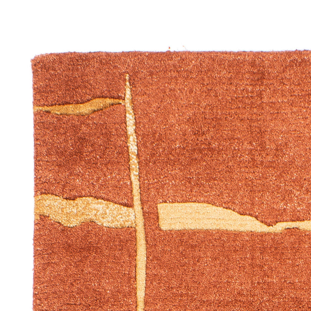 Nepal mattan - 162 x 92 cm - brun