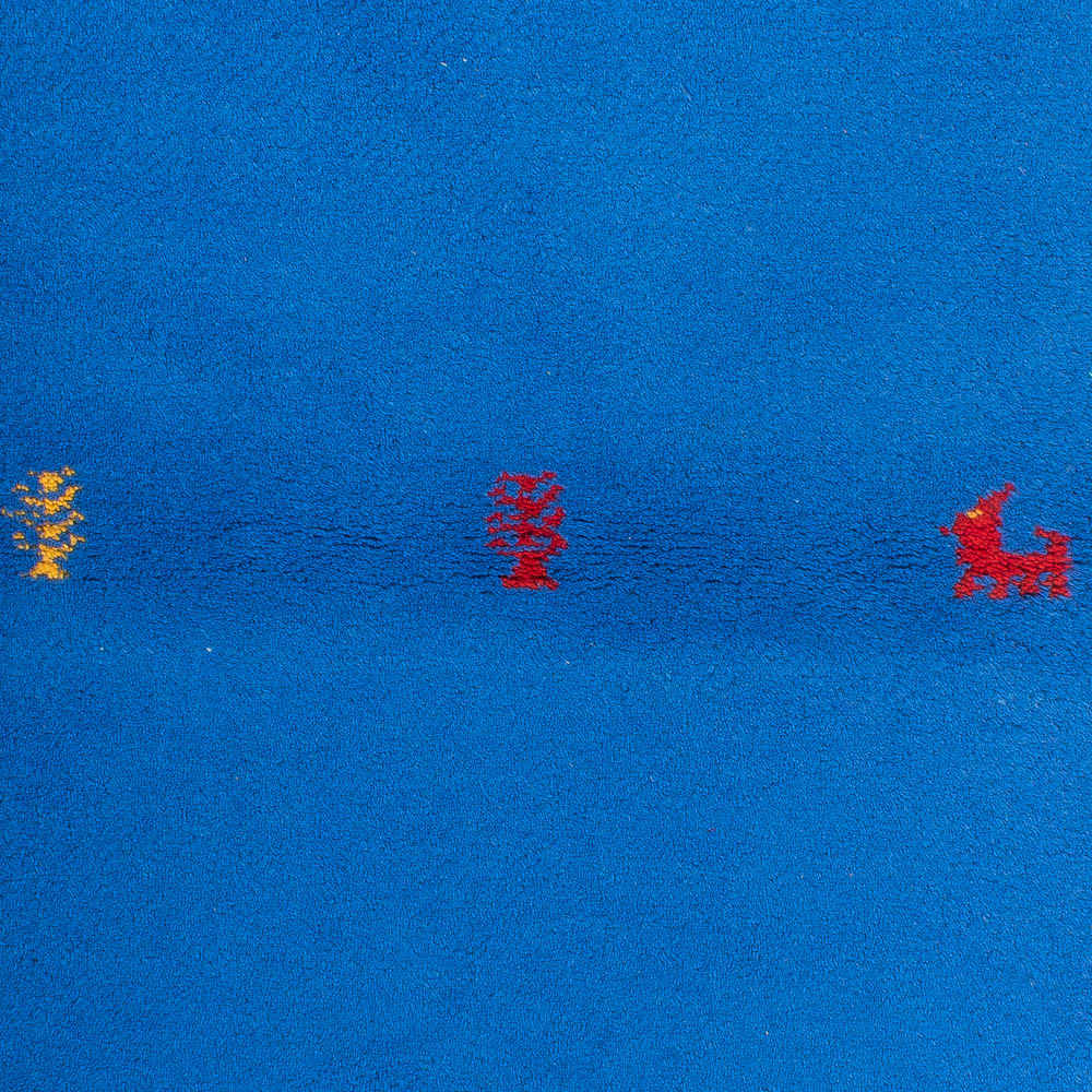 Gabbeh-matta - Indus - 160 x 90 cm - blå