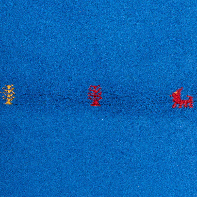 Gabbeh-matta - Indus - 160 x 90 cm - blå