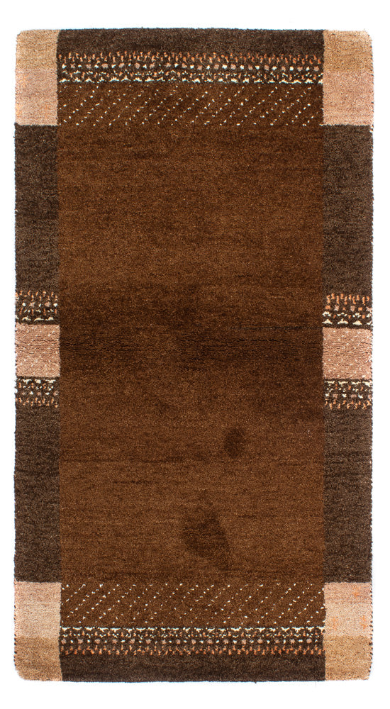 Gabbeh-matta - Indus - 160 x 90 cm - brun