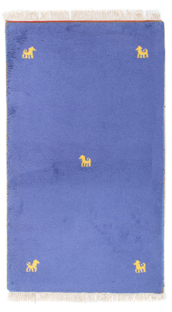 Gabbeh-matta - Indus - 160 x 94 cm - blå