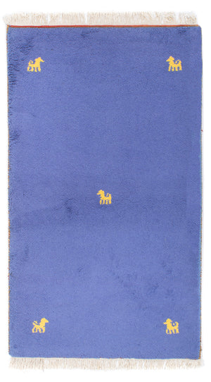 Gabbeh-matta - Indus - 160 x 94 cm - blå