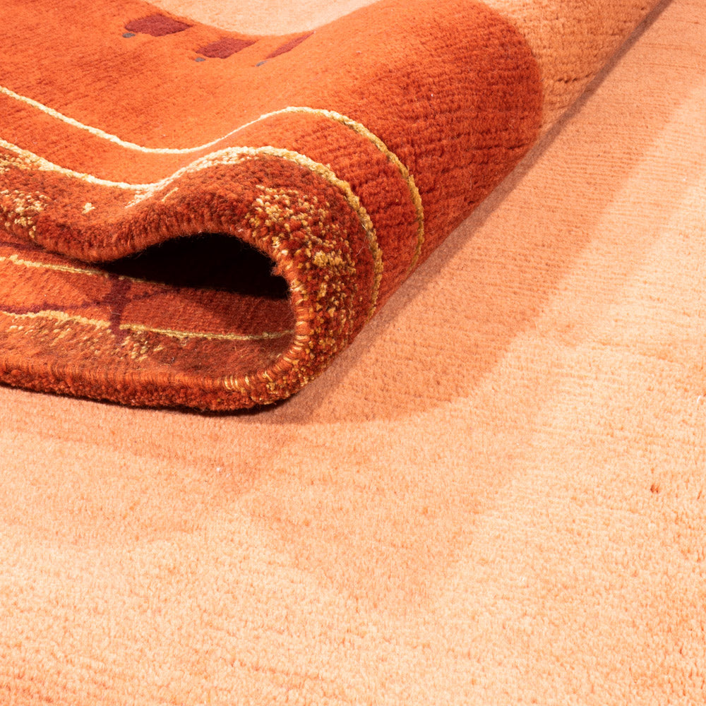 Nepal mattan - Kungliga - 396 x 301 cm - terrakotta