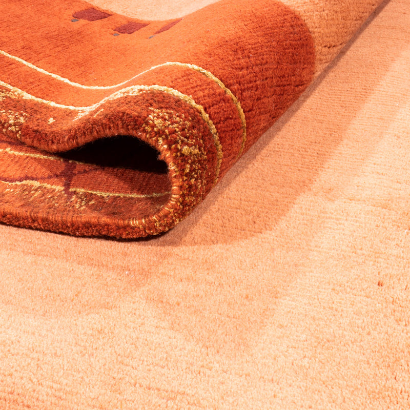 Nepal mattan - Kungliga - 396 x 301 cm - terrakotta