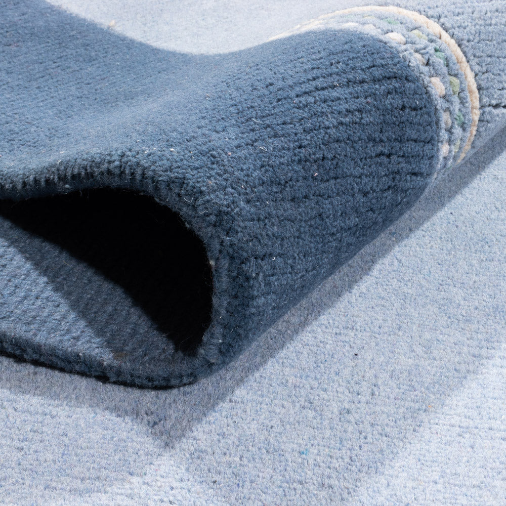 Nepal mattan - 401 x 300 cm - blå