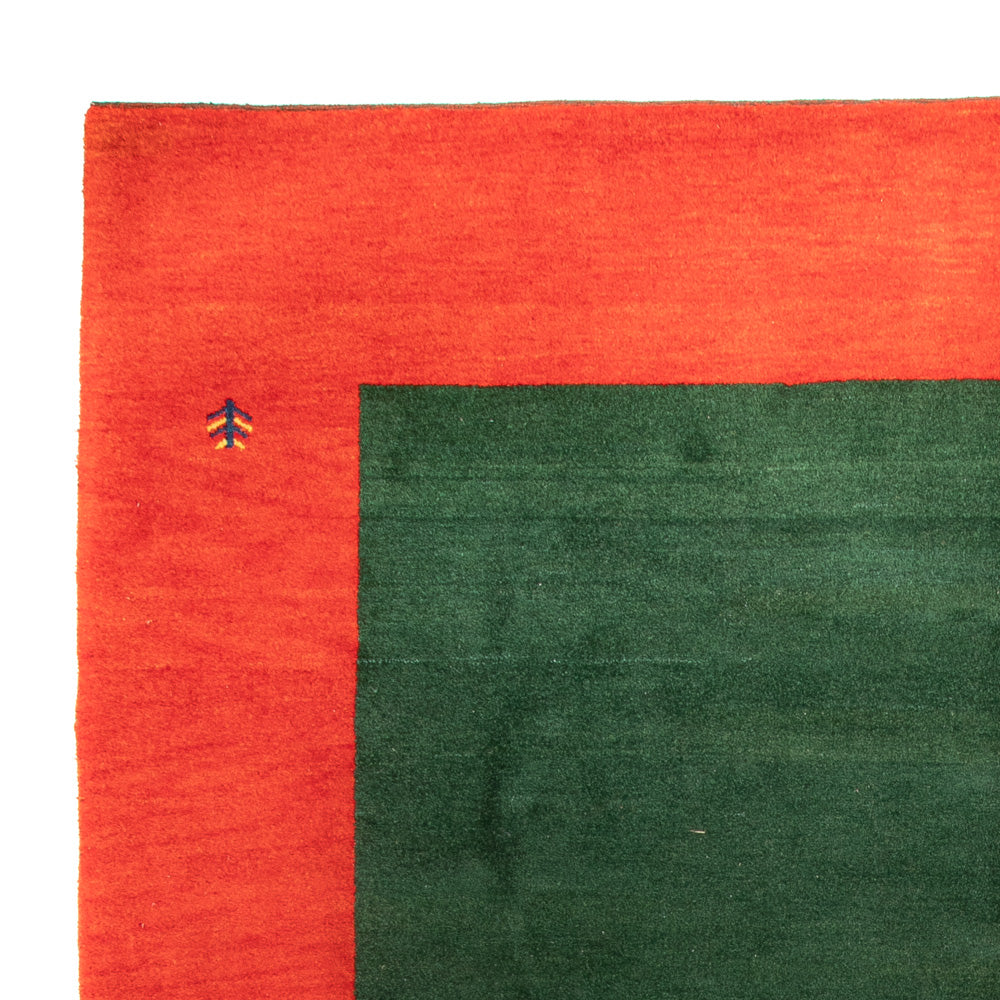 Gabbeh-matta - Indus - 395 x 310 cm - grön