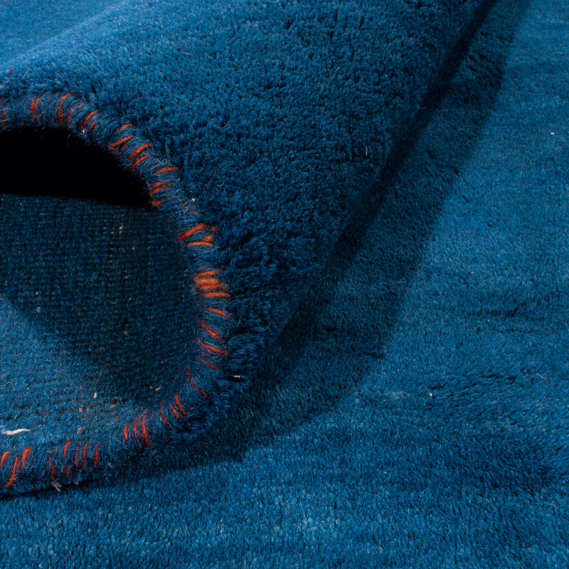 Gabbeh-matta - Indus kvadrat  - 261 x 246 cm - mörkblå