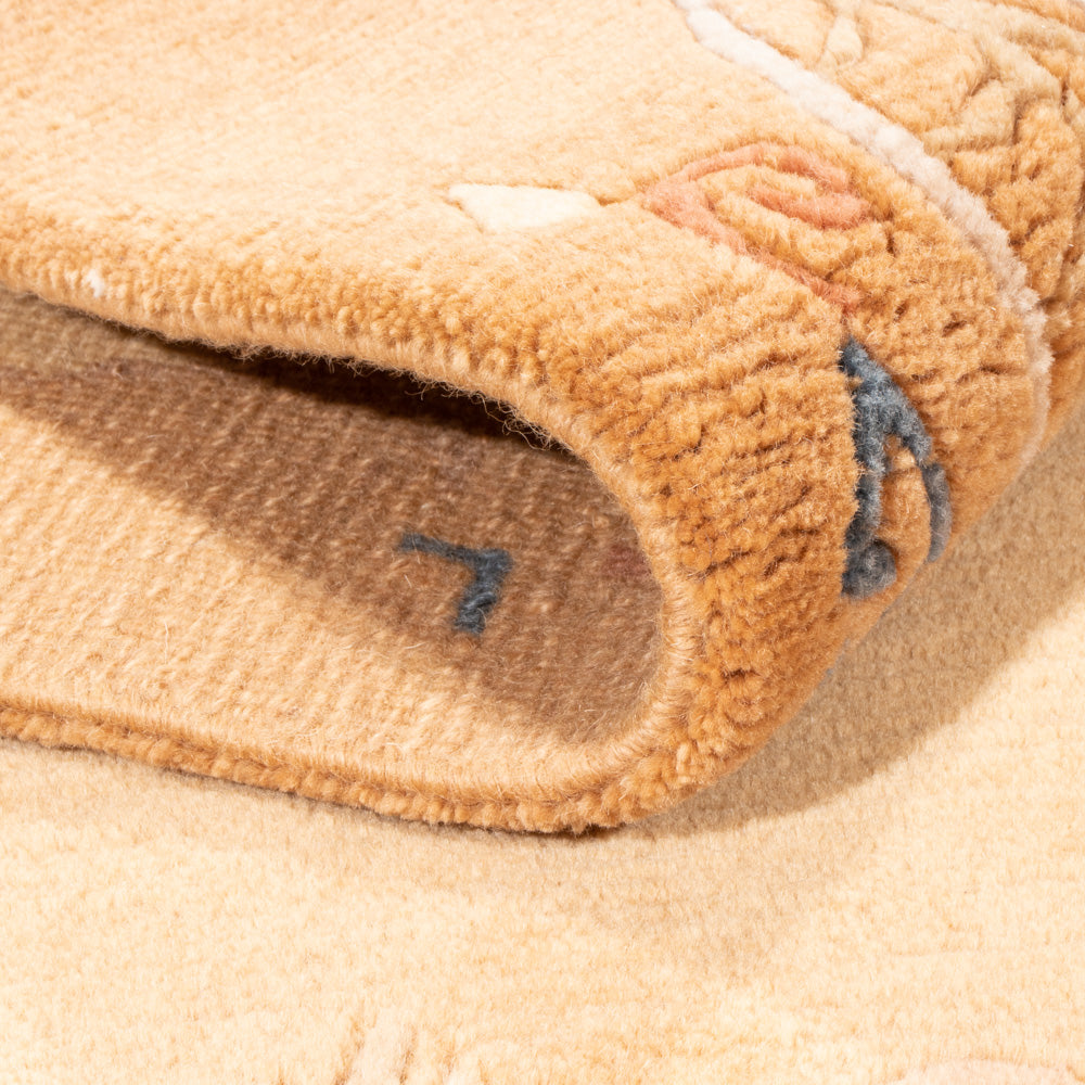 Nepal mattan - Kungliga - 154 x 90 cm - beige