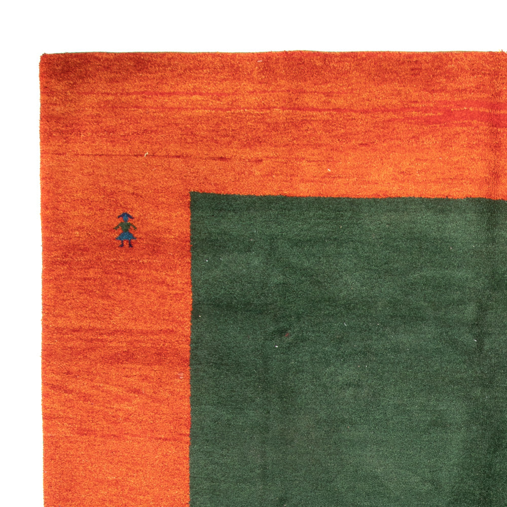 Gabbeh-matta - Indus - 390 x 289 cm - grön