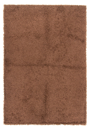 Hög luggmatta - 190 x 133 cm - brun