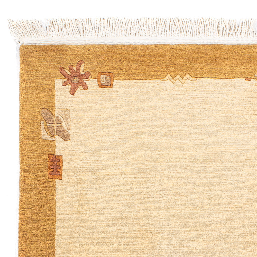 Nepal mattan - Kungliga - 140 x 71 cm - beige