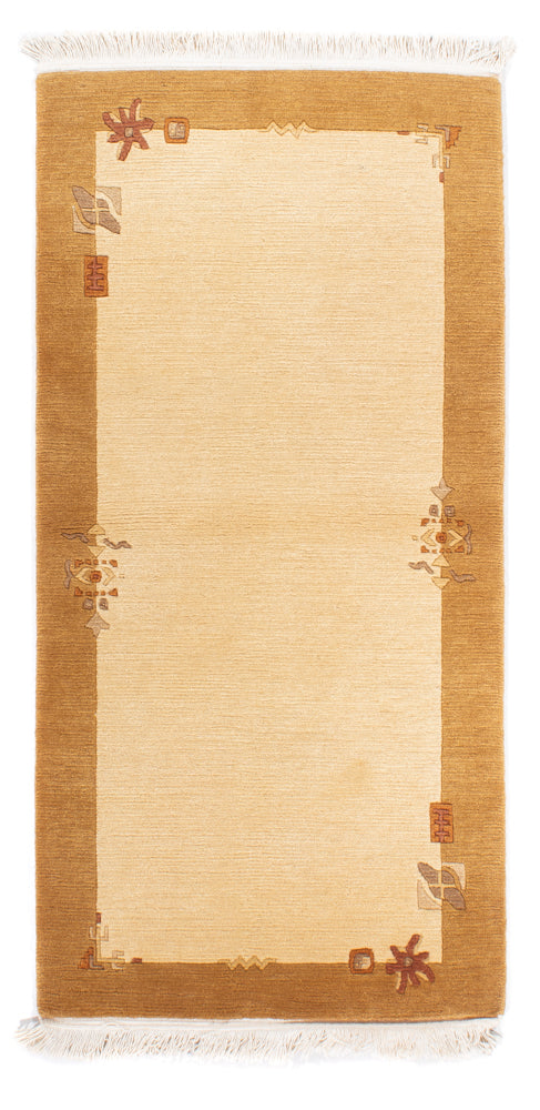 Nepal mattan - Kungliga - 141 x 72 cm - beige
