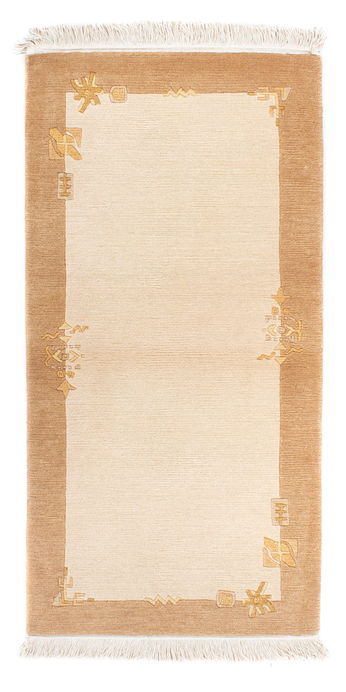 Nepal mattan - Kungliga - 141 x 72 cm - beige