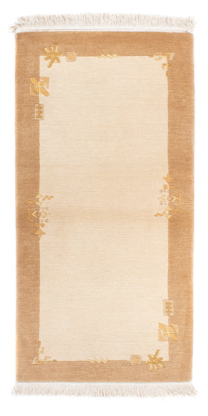 Nepal mattan - Kungliga - 141 x 72 cm - beige