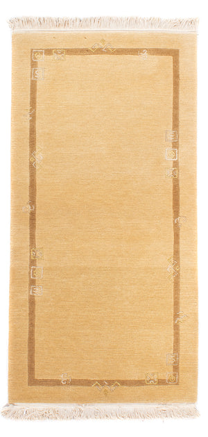 Nepal mattan - Kungliga - 141 x 72 cm - beige
