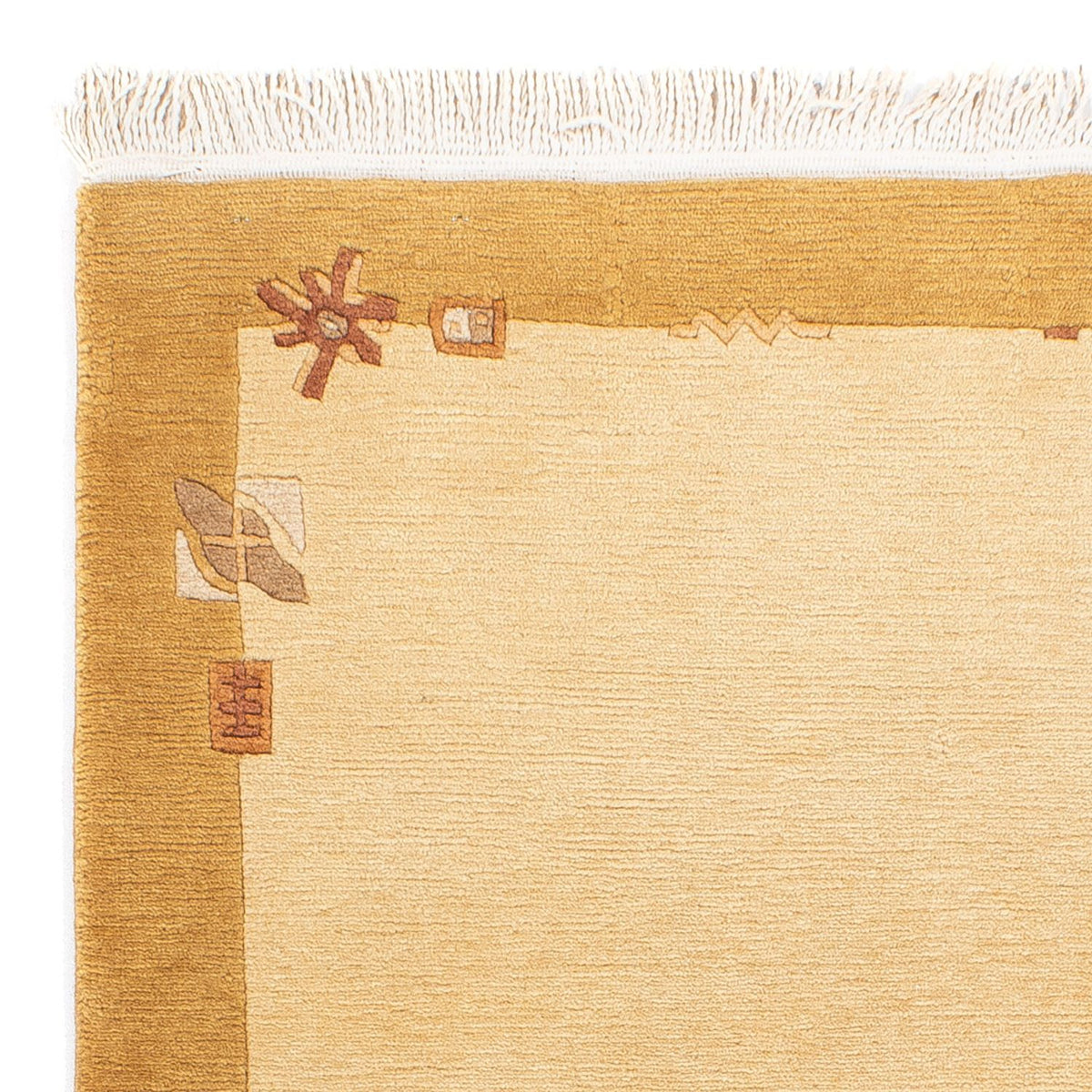 Nepal mattan - Kungliga - 141 x 74 cm - beige