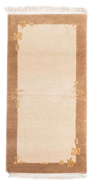 Nepal mattan - Kungliga - 139 x 72 cm - beige