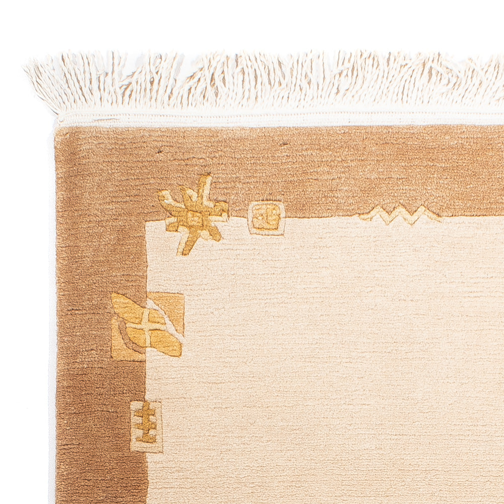 Nepal mattan - Kungliga - 144 x 71 cm - beige