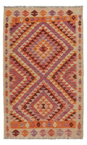 Runner Kelim Carpet - Splash - 192 x 110 cm - flerfärgad
