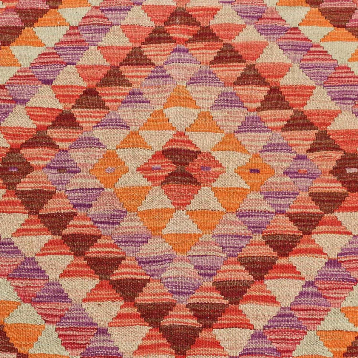 Runner Kelim Carpet - Splash - 192 x 110 cm - flerfärgad