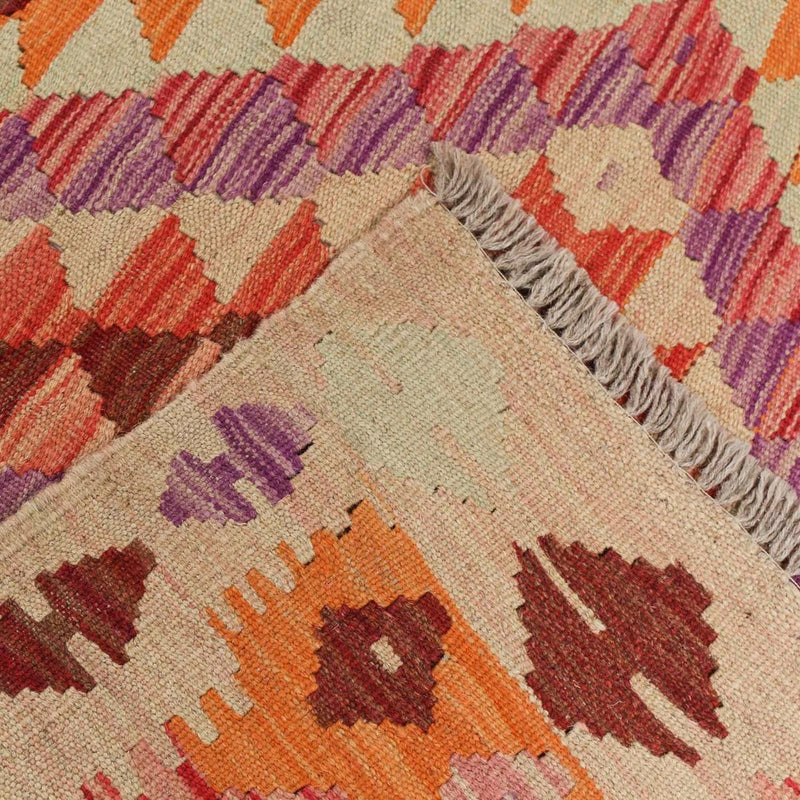 Runner Kelim Carpet - Splash - 192 x 110 cm - flerfärgad