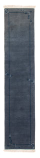 Runner Nepal mattan - 329 x 73 cm - blå