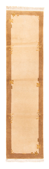 Runner Nepal mattan - 263 x 70 cm - beige