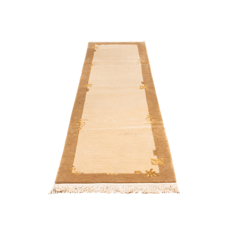 Runner Nepal mattan - 263 x 70 cm - beige