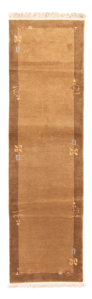 Runner Nepal mattan - 265 x 72 cm - beige
