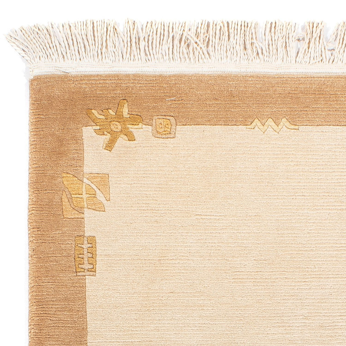 Nepal mattan - Kungliga - 137 x 71 cm - beige