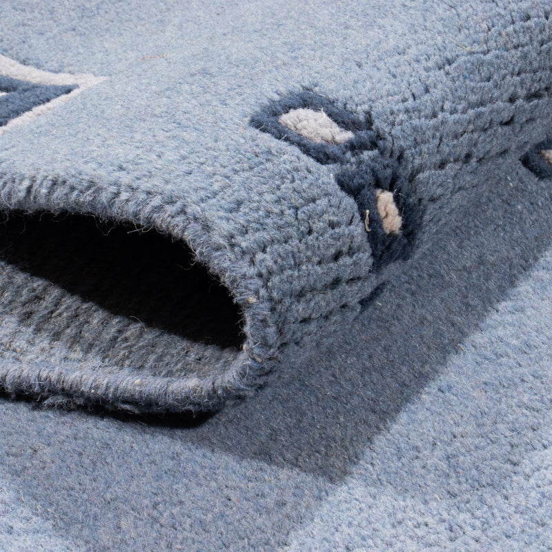 Runner Nepal mattan - 330 x 69 cm - blå