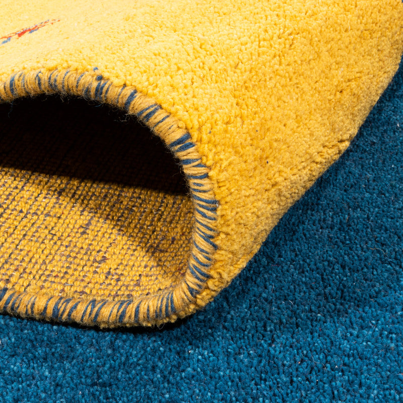 Gabbeh-matta - Indus - 346 x 254 cm - blå