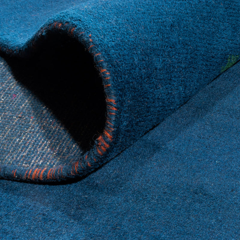 Gabbeh-matta - Indus - 395 x 309 cm - blå