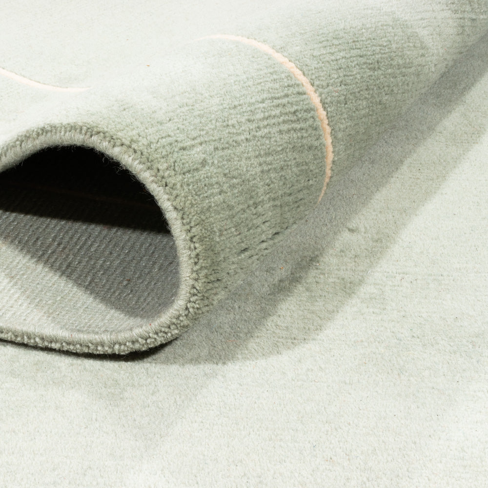 Nepal mattan - Kungliga - 349 x 249 cm - olivgrön