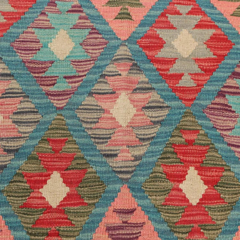 Runner Kelim Carpet - Splash - 198 x 110 cm - flerfärgad