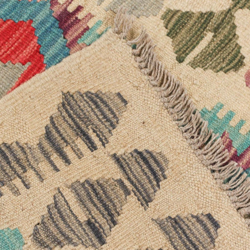 Runner Kelim Carpet - Splash - 198 x 110 cm - flerfärgad