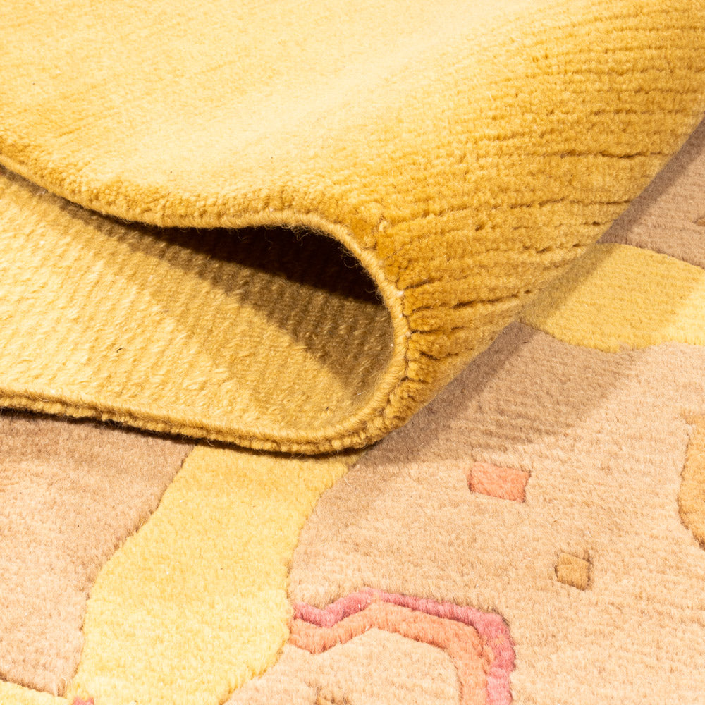 Nepal mattan - Kungliga - 355 x 256 cm - guld