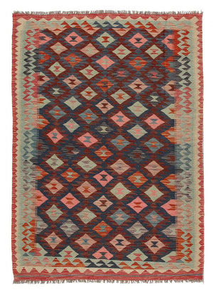 Kelim Carpet - Splash - 185 x 126 cm - flerfärgad