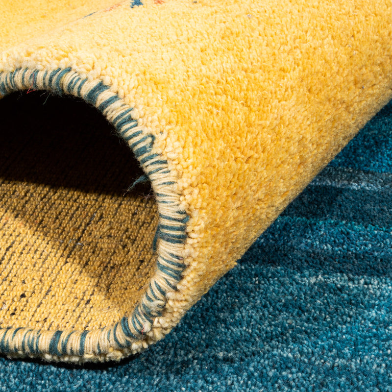 Gabbeh-matta - Indus - 349 x 246 cm - blå