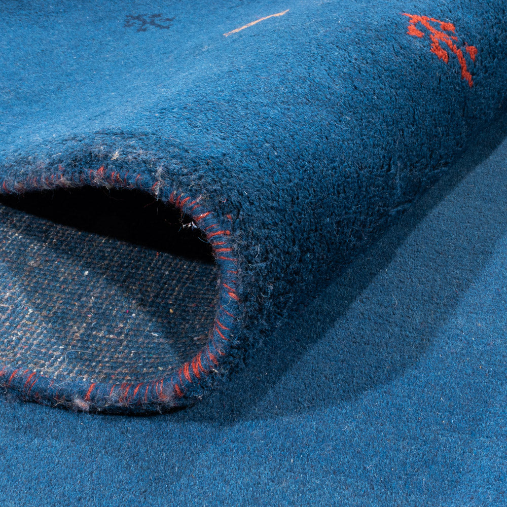 Gabbeh-matta - Indus - 394 x 297 cm - blå